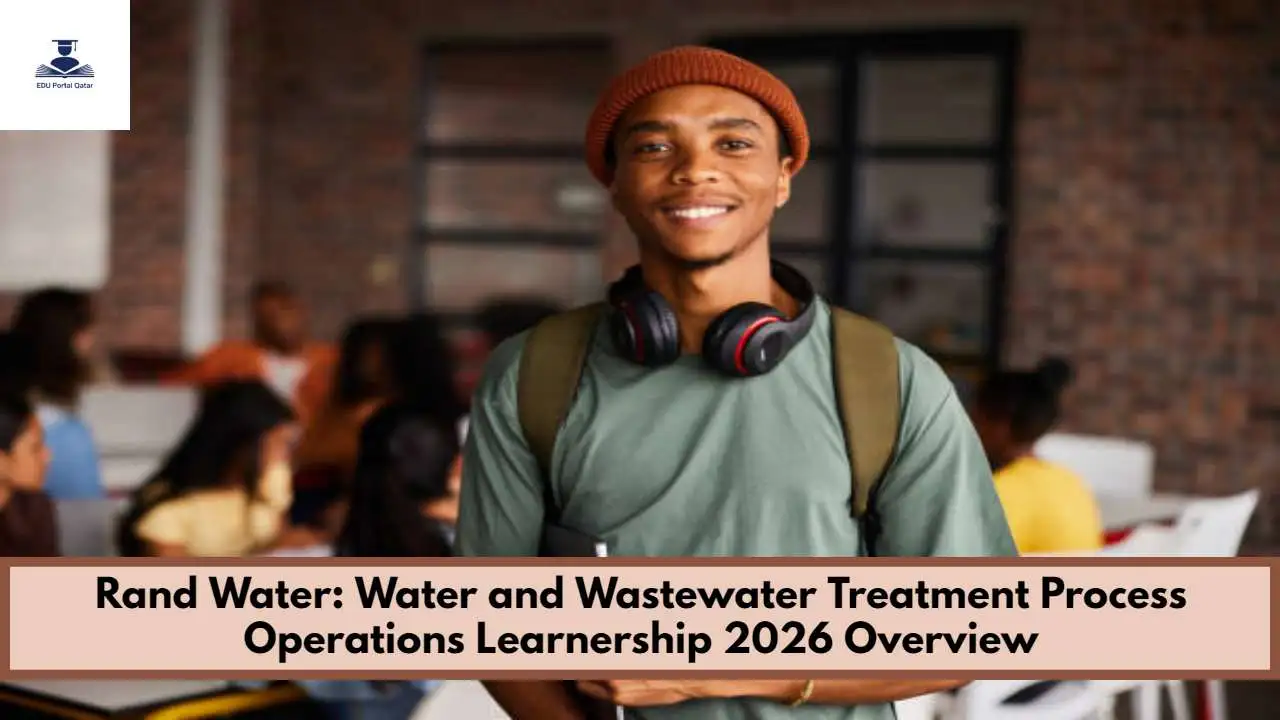 Rand Water: Water and Wastewater Treatment Process Operations Learnership 2026