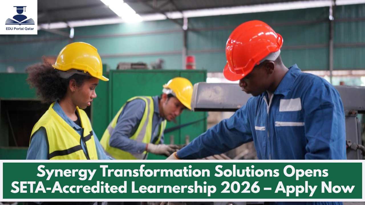 Synergy Transformation Solutions Opens SETA-Accredited Learnership 2026