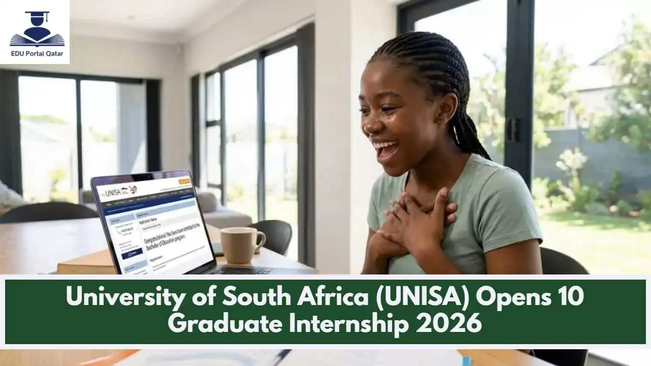 University of South Africa (UNISA) Opens 10 Graduate Internship 2026