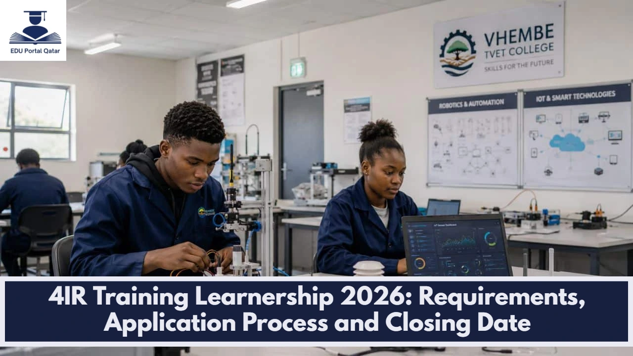 4IR Training Learnership 2026: Requirements, Application Process and Closing Date