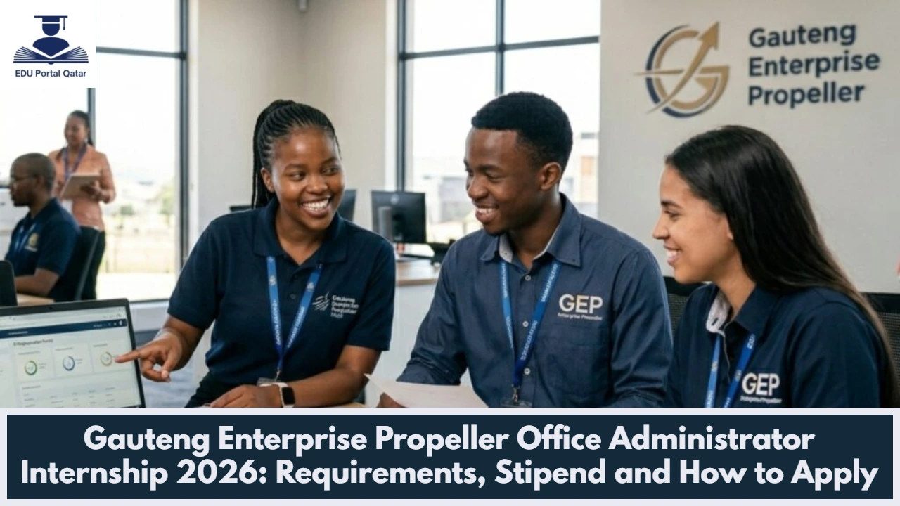 Gauteng Enterprise Propeller Office Administrator Internship 2026: Requirements, Stipend and How to Apply