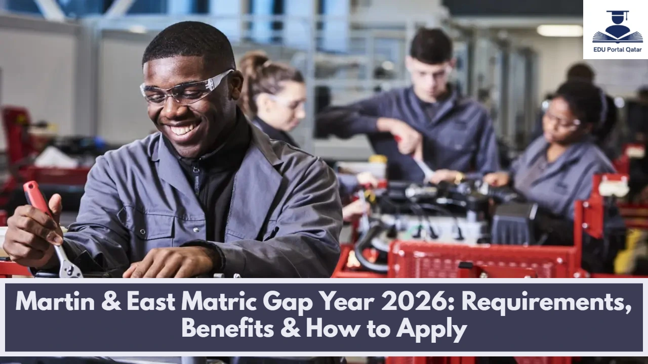 Martin & East Matric Gap Year 2026: Requirements, Benefits & How to Apply