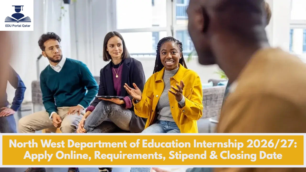 North West Department of Education Internship 2026/27: Apply Online, Requirements, Stipend & Closing Date