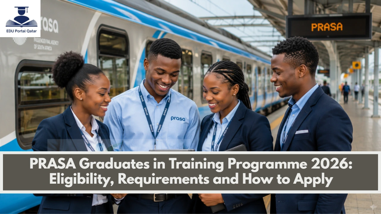 PRASA Graduates in Training Programme 2026: Eligibility, Requirements and How to Apply
