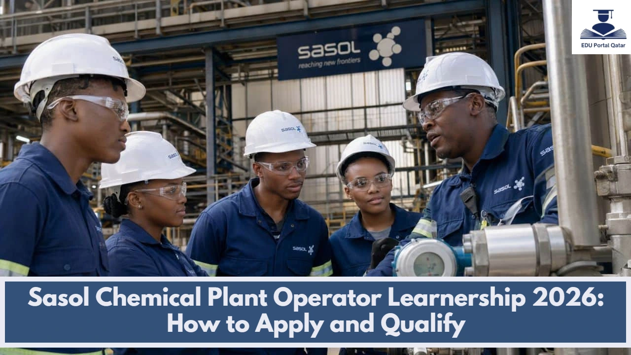 Sasol Chemical Plant Operator Learnership 2026: How to Apply and Qualify