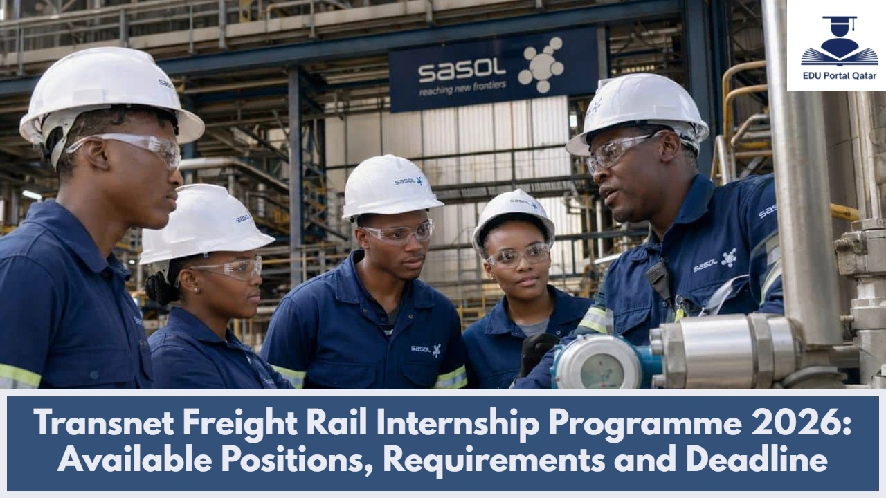 Transnet Freight Rail Internship Programme 2026: Available Positions, Requirements and Deadline